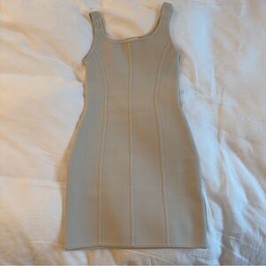 Aritzia Babaton bandage Elegant Beige Sleeveless Dress XS